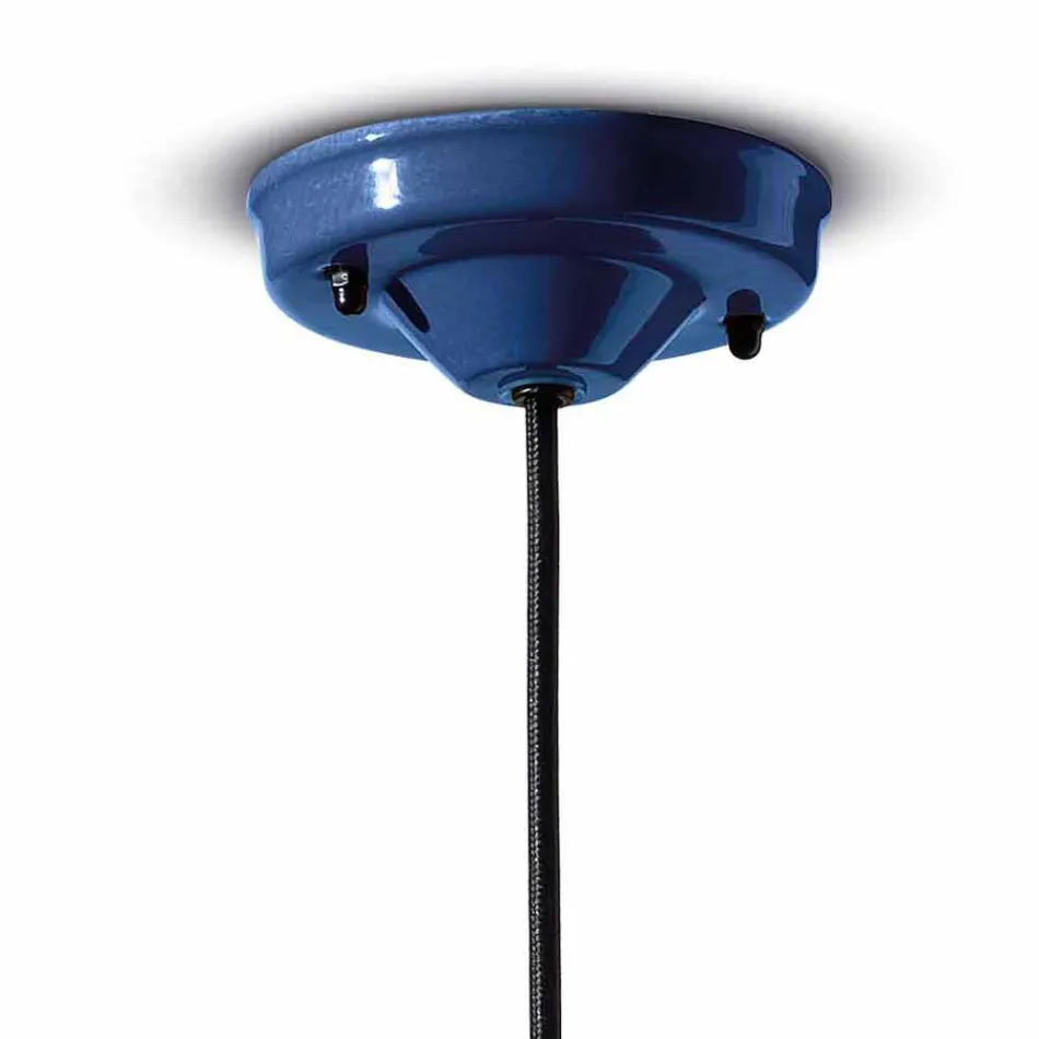 Lampe à Suspension Style Rétro en Céramique Made in Italy - Ferroluce Caxixi Viadurini