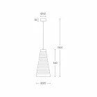 Lampe à Suspension Design Made in Italy Made in Italy - Cervino Aldo Bernardi Viadurini