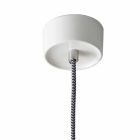 Lampe à suspension de design moderne en céramique fabriquée en Italie, Asie Viadurini