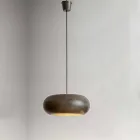 Lampe à suspension en acier diamètre 500 mm - Materia Aldo Bernardi Viadurini