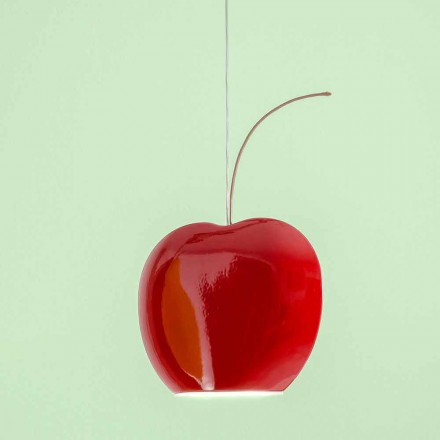 Lampe suspendue en cerisier - Fruits Aldo Bernardi Viadurini