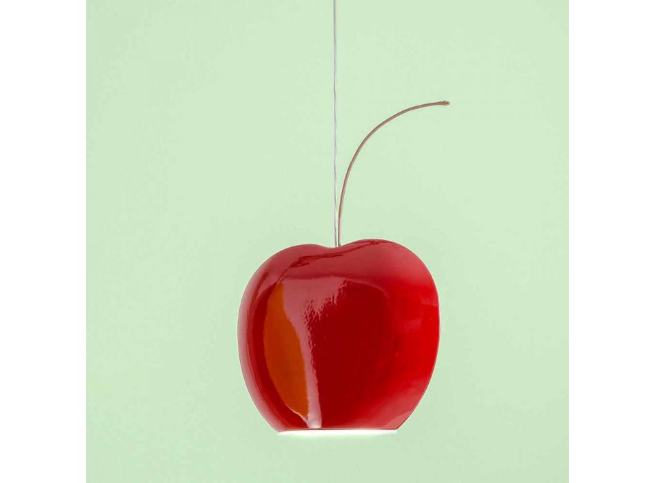 Lampe suspendue en cerisier - Fruits Aldo Bernardi Viadurini