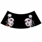 Lampe suspendue en lin anthracite avec impression de design interne 2 tailles - Bramosia Viadurini