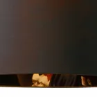 Lampe suspendue en lin anthracite avec impression de design interne 2 tailles - Bramosia Viadurini