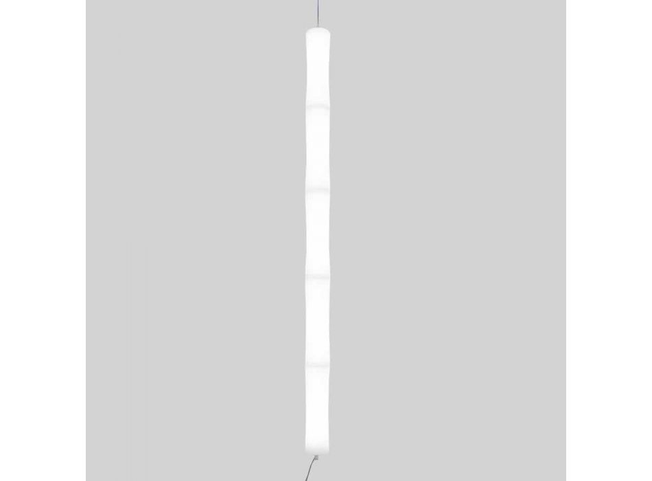 Lampe Suspendue en Polyéthylène Blanc et Métal Made in Italy - Asturias Viadurini