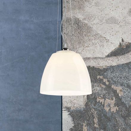 Lampe suspendue en verre vénitien soufflé à la main - Flora Viadurini