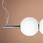 Lampe à Suspension en Verre Vénitien Soufflé à la Main - Jupiter Viadurini