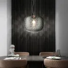 Lampe à suspension en verre soufflé vénitien artisanale - Cloe Balloton Viadurini