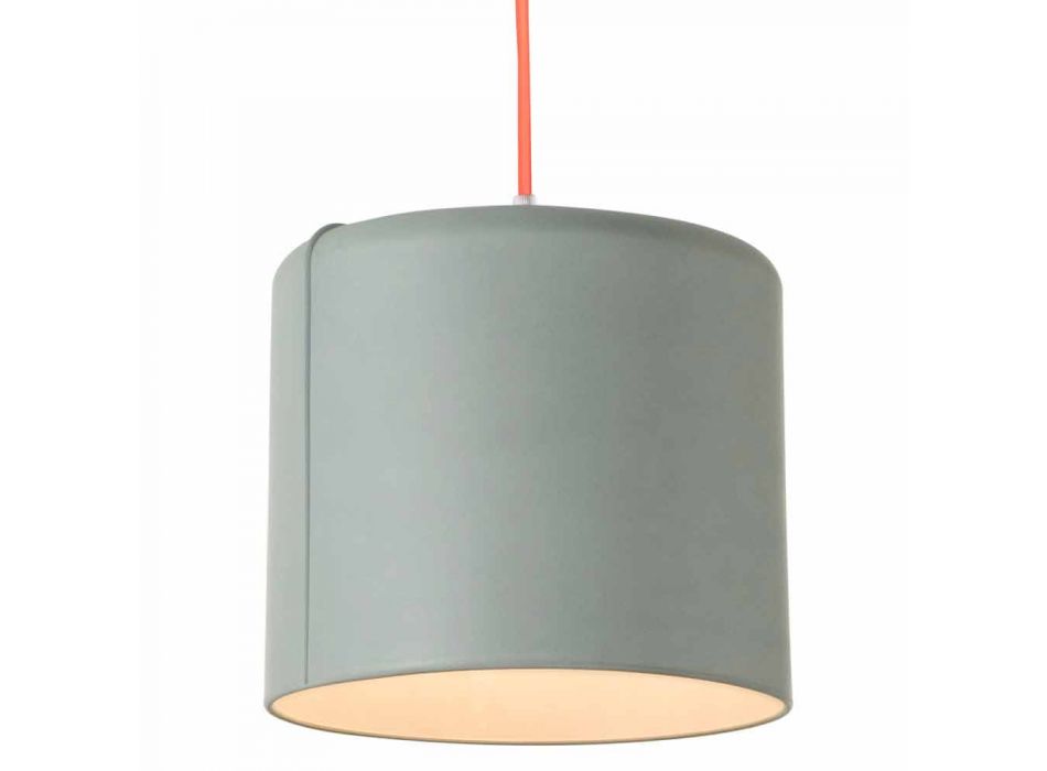 Lampe à suspension moderne In-es.artdesign Candle 2 en laprène coloré Viadurini