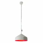 Lampe suspension contemporaine In-es.artdesign Cyrcus Painted cement Viadurini