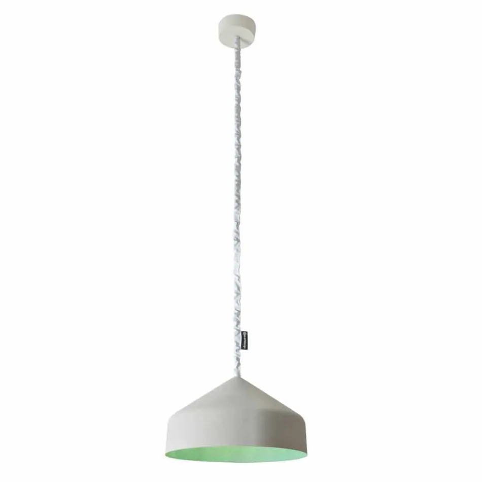 Lampe suspension contemporaine In-es.artdesign Cyrcus Painted cement Viadurini