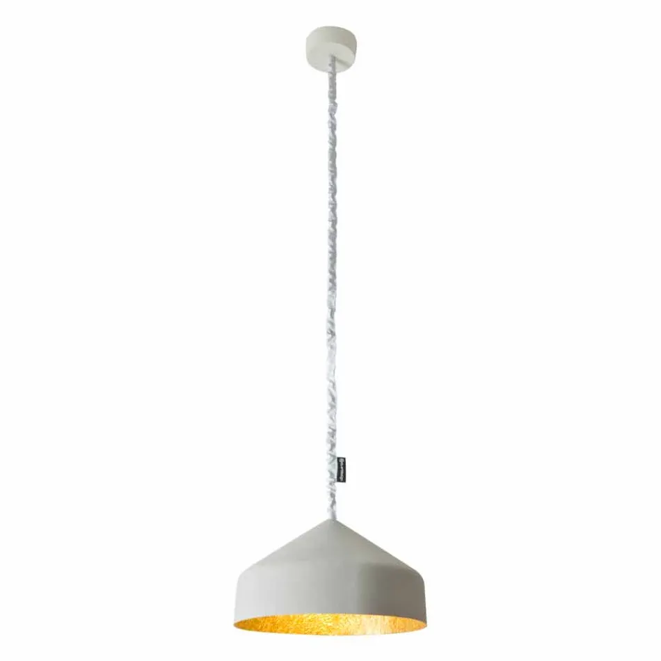 Lampe suspension contemporaine In-es.artdesign Cyrcus Painted cement Viadurini