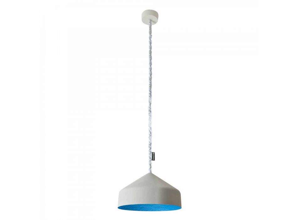 Lampe suspension contemporaine In-es.artdesign Cyrcus Painted cement Viadurini