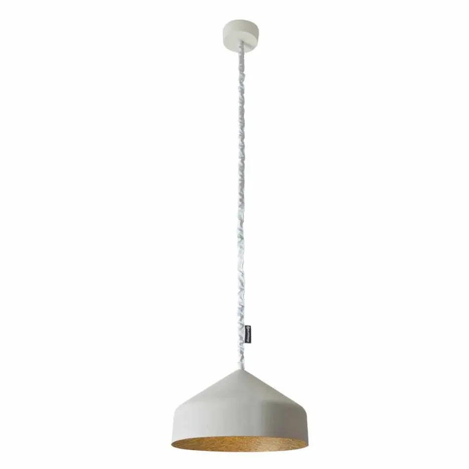 Lampe suspension contemporaine In-es.artdesign Cyrcus Painted cement Viadurini