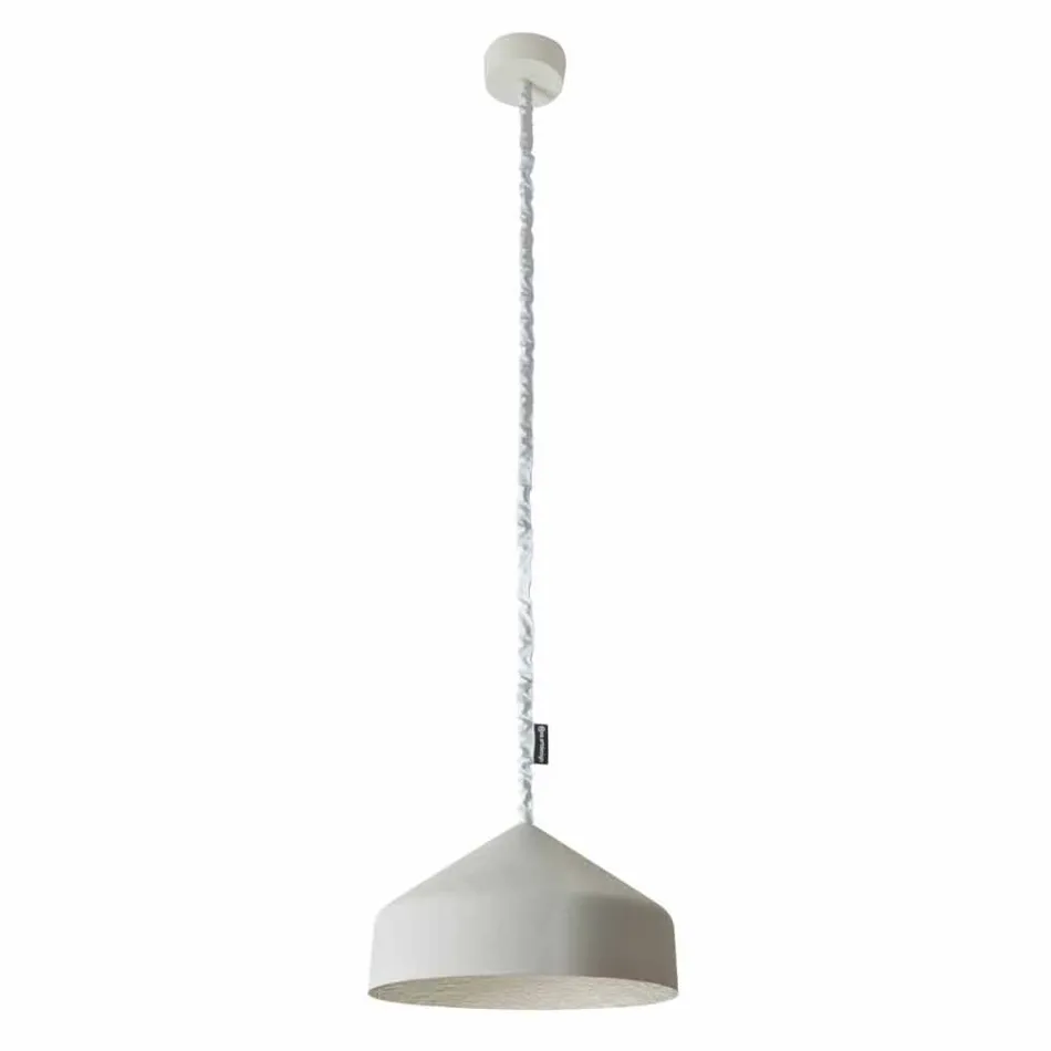 Lampe suspension contemporaine In-es.artdesign Cyrcus Painted cement Viadurini