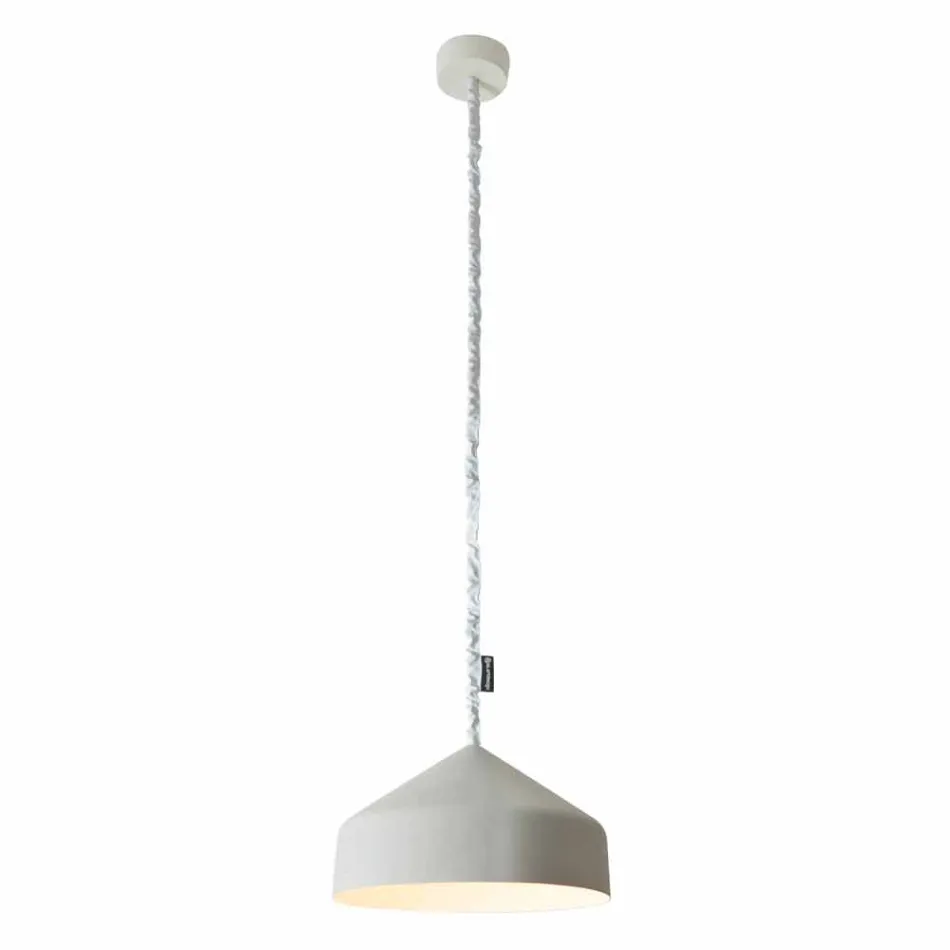Lampe suspension contemporaine In-es.artdesign Cyrcus Painted cement Viadurini