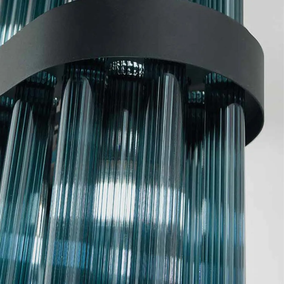 Lampe à Suspension Moderne en Verre Soufflé de Luxe Made in Italy - Maesta Viadurini