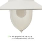 Lampe d'extérieur suspendue vintage en aluminium fabriquée en Italie - Cassandra Viadurini
