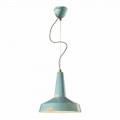 Lampe suspendue de design vintage faite en Italie par Ferroluce
