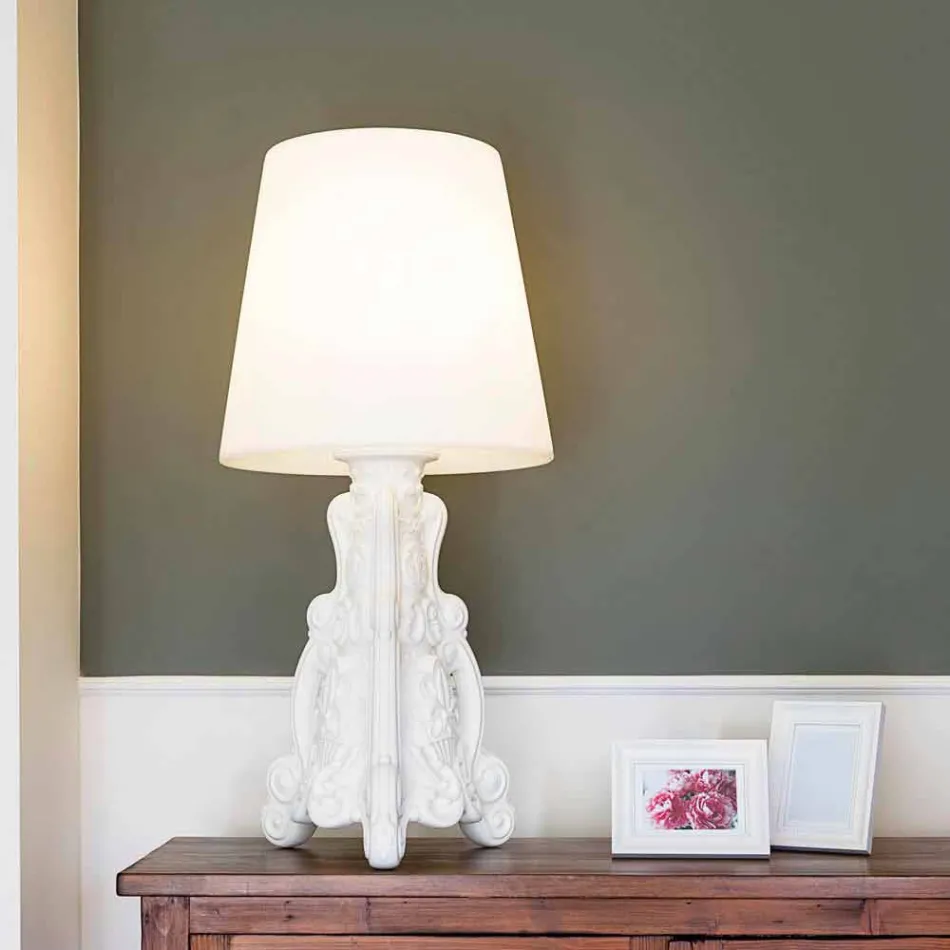 Lampe de table colorée Slide Lady of Love au design moderne made in Italy Viadurini