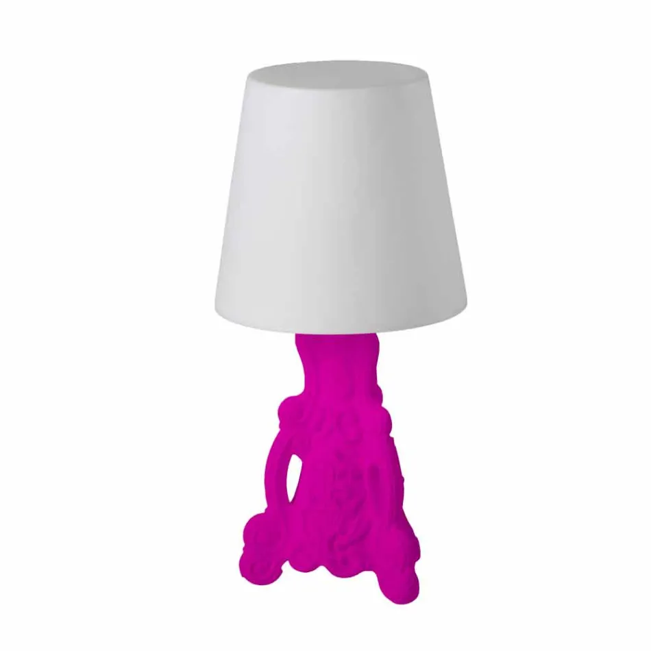 Lampe de table colorée Slide Lady of Love au design moderne made in Italy Viadurini