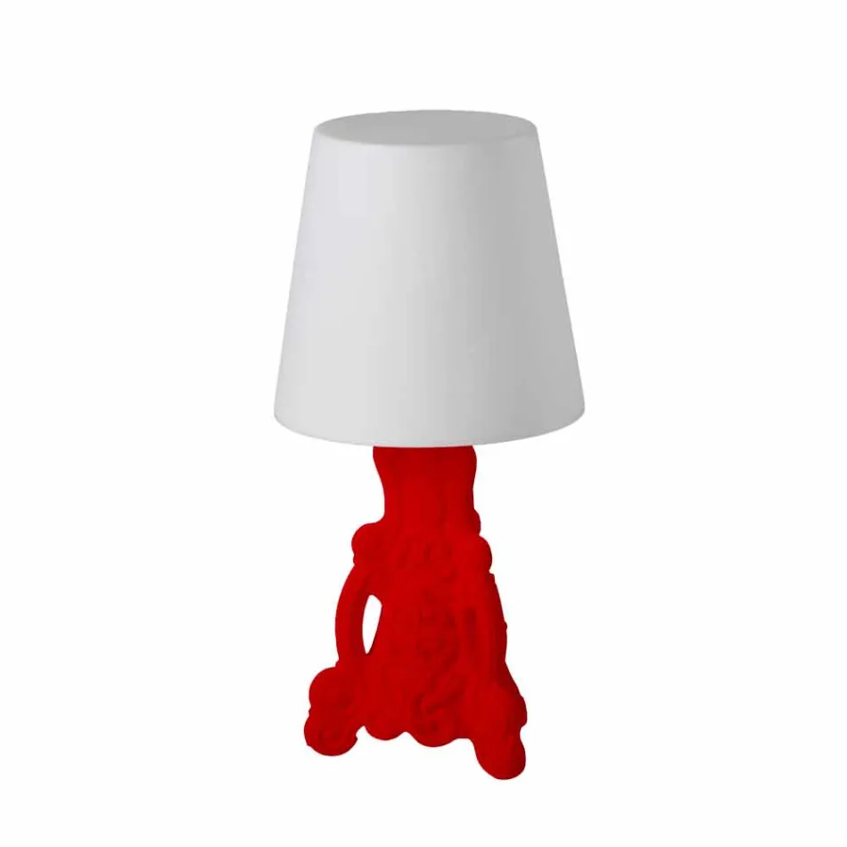 Lampe de table colorée Slide Lady of Love au design moderne made in Italy Viadurini