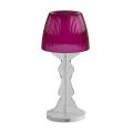 Lampe de Table en Cristal Acrylique Chapeau Prismatique Coloré - Amiglia
