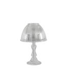 Lampe de table en cristal acrylique transparent Prism Hat - Amiglia Viadurini