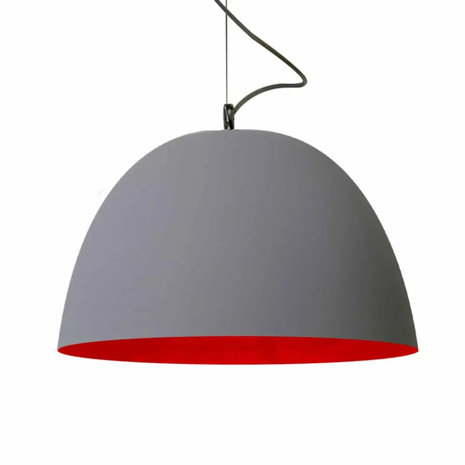 Lampe à suspension peinte In-es.artdesign H2o Modern cement Viadurini