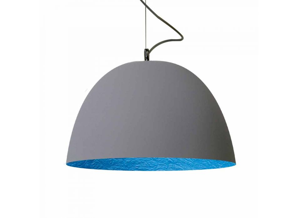 Lampe à suspension peinte In-es.artdesign H2o Modern cement Viadurini