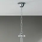 Lustre 8 Lumières Classique Italienne En Verre Fabriqué À La Main Sarcelle - Similo Viadurini