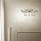 Lustre en verre de Venise fait à la main à 9 lumières fabriqué en Italie - Bernadette Viadurini