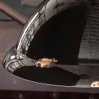 Lustre cloche en céramique vintage et métal Angela Ferroluce Viadurini