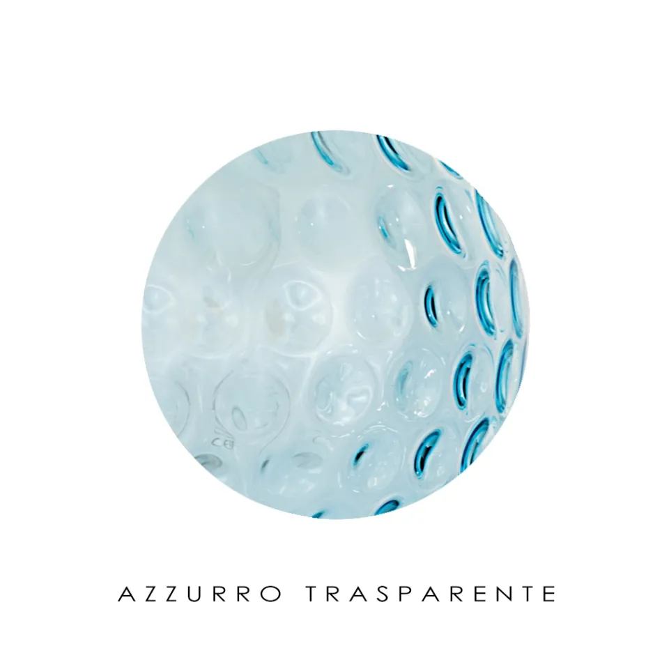 Lustre en verre vénitien à cinq dômes, fabriqué en Italie - Lucilla Viadurini
