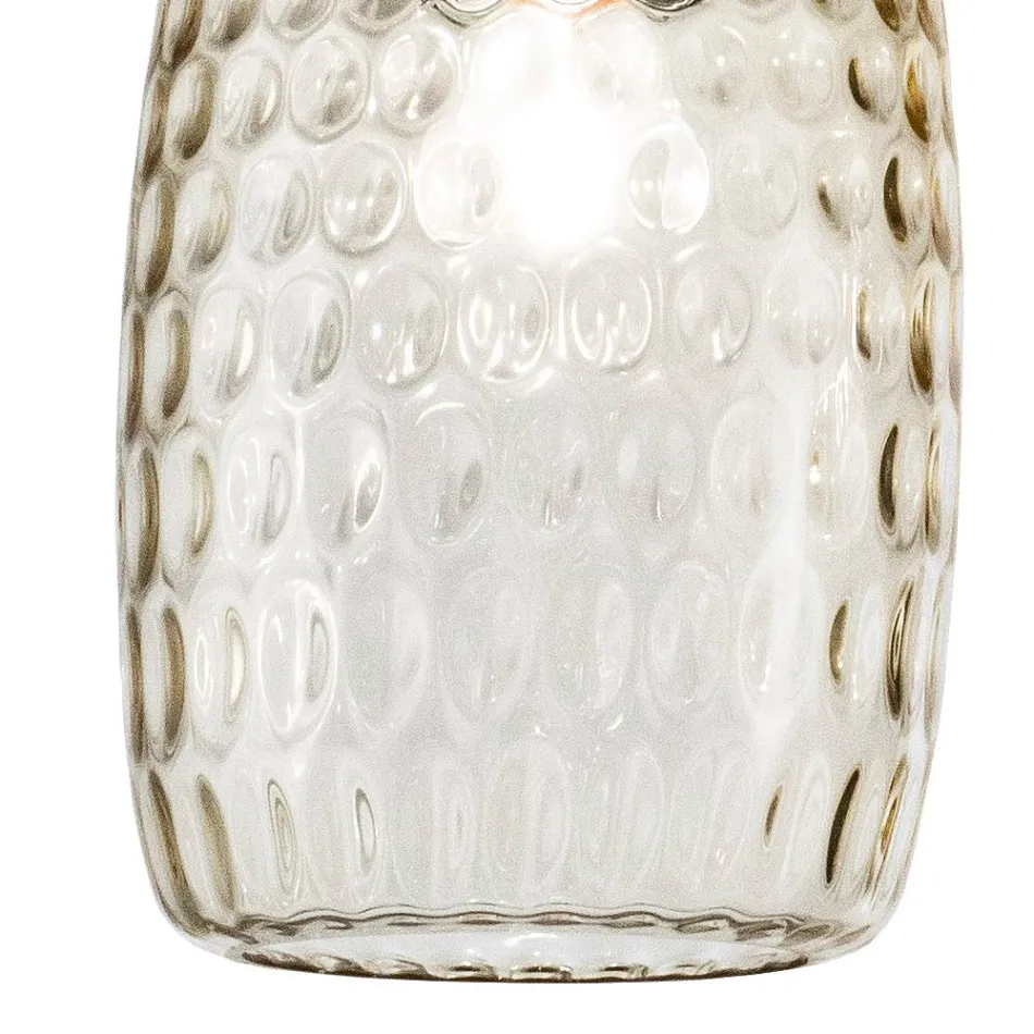 Lustre en verre soufflé à la main à deux ou trois lumières, fabriqué en Italie - Sibilla Viadurini