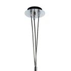 Lustre Lucilla à trois lumières en verre soufflé vénitien, fabriqué en Italie. Viadurini
