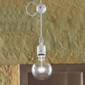 Lampe suspendue en céramique de style rustique Ferroluce