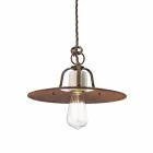 Lustre suspendu style industriel Ferroluce Viadurini