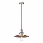 Lustre suspendu style industriel Ferroluce Viadurini