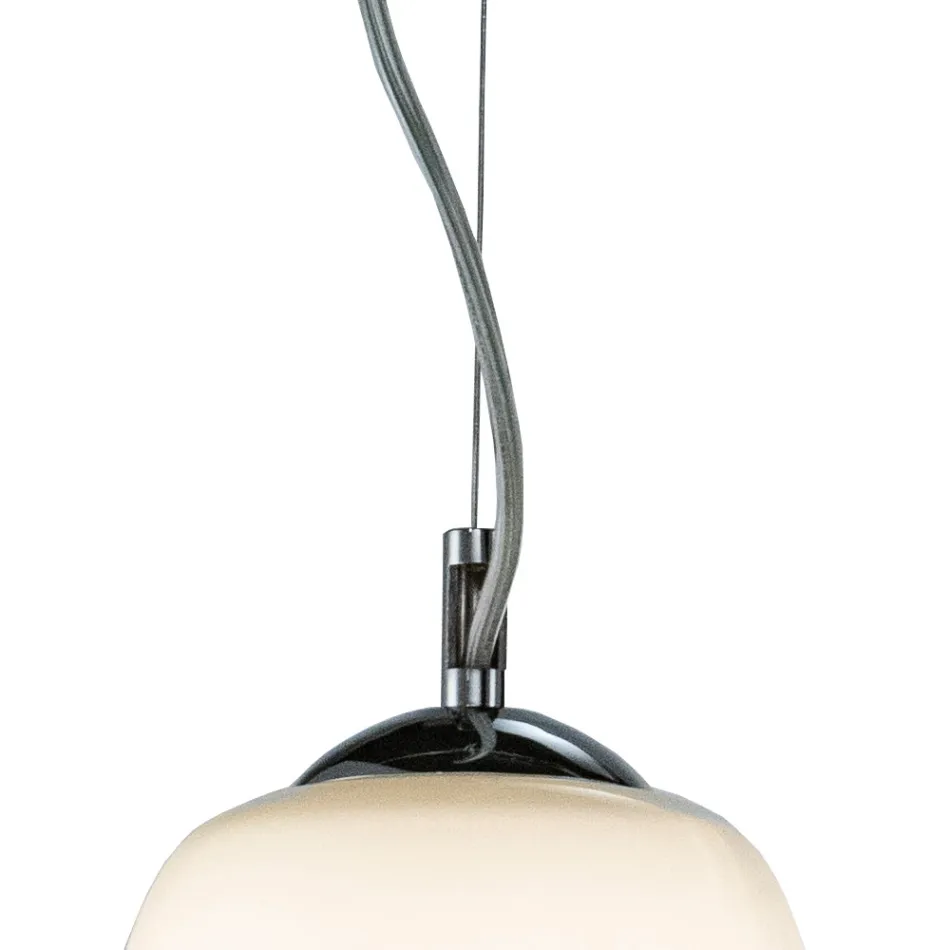 Lustre vénitien à trois lumières en verre soufflé, fabriqué en Italie - Soffio Viadurini