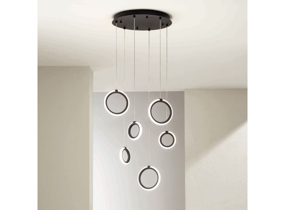 Lustre Suspendu Cylindrique L+ Vert Iceberg - Diamètre 40-50 Cm