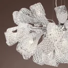 Lustre Artisan à 21 Lumières en Verre Vénitien, Fabriqué en Italie - Diamonique Viadurini