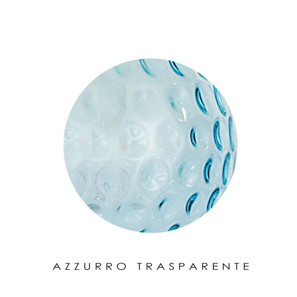 Lustre artisanal en verre et métal de Venise - Bolle Balloton Viadurini