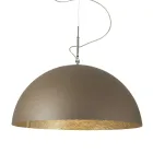 Lustre bicolore en Laprene et Nebulite - Mezza Luna par In-es.artdesign Viadurini