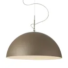 Lustre bicolore en Laprene et Nebulite - Mezza Luna par In-es.artdesign Viadurini