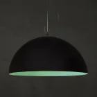 Lustre bicolore en Laprene et Nebulite - Mezza Luna par In-es.artdesign Viadurini
