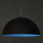 Lustre bicolore en Laprene et Nebulite - Mezza Luna par In-es.artdesign Viadurini