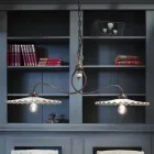 Lampe suspendue en céramique faite en Italie L'Aquila Ferroluce Viadurini