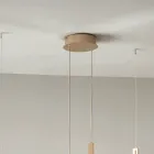 Lustre à 2 LED avec insert amovible en verre granulé - Catalpa Viadurini