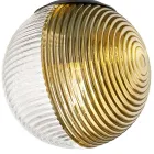 Lustre à 6 lumières en verre soufflé en forme de sphère fabriqué en Italie - Prilla Viadurini